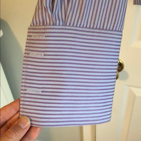 Thomas Pink Stripe Dress Shirt - Picture 3 of 4